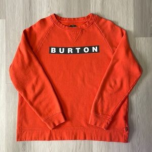 Burton Pullover Sweatshirt - Orange (L)